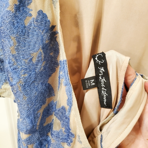 For Love and Lemons Blue San Marcos Mini Dress - Picture 3 of 6